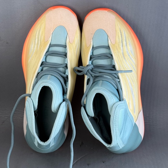 adidas Yeezy Quantum 'Hi-Res Coral' athletic sneaker shoes men’s size 12 - Picture 6 of 10